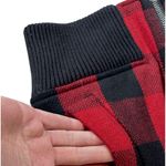 Madewell EUC  Buffalo Plaid Sherpa Lined Zip Front Vest Size XS Photo 5