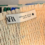 ZARA Womens Top Geometrical Shapes Vest Stretch Back Photo 4