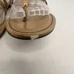 Sam Edelman Circus by Cherri Size 7.5 Medallion Thong Sandals Flat Beige Photo 10