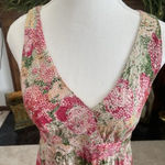 Angie High Low Dress Womens L Pink Festival Brunch Resort Coastal Cruise Beach Photo 3