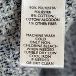 Loft Tweed Sweater Marled Mock Neck Size M Metallic Thread Blue Photo 5