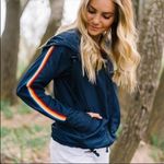 Zyia  Navy Rainbow Bomber Jacket Size Small-NWOT Photo 33