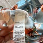 Women Floral Blue Midi dress Size Medium Photo 2