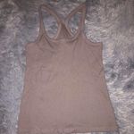 Honeybum Taupe Racerback Tank Top Photo 0