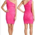 Herve Leger  pink tulle bondage mini dress NWT Photo 2