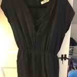 Impeccable Pig Black Cross Front Romper Photo 0