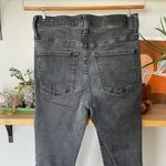 Madewell Washed Black 9” High Rise Skinny Jean in Lunar Wash Size 25 Photo 7