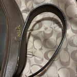 Coach Khaki Ashley Signature Print Hobo Shoulder Bag with Mahogany Accents Strap Photo 5