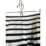 White House | Black Market WHBM White Black Purple Striped Flare Lined A-Line Skirt Women Sz 6 Photo 4