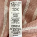 Adrianna Papell  V-Neck 3/4 Balloon Sleeve Crepe Blouse in‎ Pink White Stripes, S Photo 11