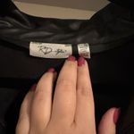 Leather flowy dress Black Size L Photo 2