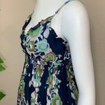 BCBG Maxazria Floral Blue Sun Dress Photo 10