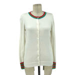 Boden Lytton Sparkle Cardigan‎ Sweater Ivory Rainbow Style US 4 White Photo 2