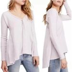Free People  We The Free Citrine Long Sleeve Thermal Top Size M In Lavender Photo 1