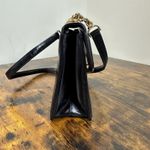 Gucci Vintage  Black Leather Flap Chain Shoulder Handbag Evening Bag Authentic Photo 10