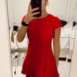 Hello Molly Red Short Sleeve Dress Photo 0