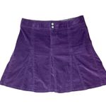 Athleta  Purple Corduroy Skirt- 6 Petite Photo 0