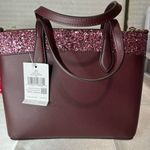 Kate Spade NWT  burgundy glitter crossbody bag Photo 2