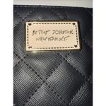 Betsey Johnson New York NY Black Quilted Wristlet Wallet Purse 9.5”x6”x1” Read* Photo 1