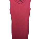 INC International Concepts Draped Cowl Neck Sleeveless Bodycon Red Midi Dress Photo 1