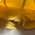Roma Studio Yellow Mini Skort with Pockets Size Small Photo 3