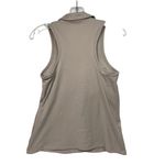 Jockey Womens Beige Split Neck Fitness Shirt Athletic Tops S Tan Photo 3