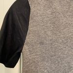 J.Crew  women’s leather front knit back zip‎ up top XXS Photo 5