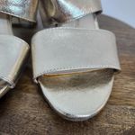 Circus by Sam Edelman  Gold Block Heel Sandals Size 8.5 Gold Sandal Heels Photo 1