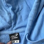 Blue Hoodie with Love Volleyball Design Size M Photo 2