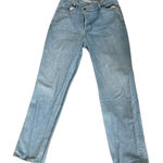 Abercrombie & Fitch Abercrombie Fitch The Dad High Rise Straight Womens Jeans 26/2 crossover fly Photo 0