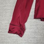 Vintage Joan Yellen Rhinestone Button Satin Blouse Womens Medium Red Silky Top Photo 7