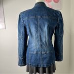 American Vintage Vintage Y2K Denim Button Jacket Chore Barn Military Punk Womens Size Medium Photo 3
