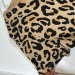 ZARA  Animal Print Crewneck S/s Shirt Size Medium EUC #0947 Photo 2