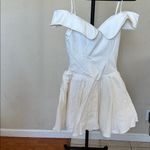 House Of CB  S A-C ‘Elida’ White Twill Off Shoulder Corset Mini Dress NWOT Photo 5
