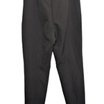 Leith Pants Trousers Tapered Leg Gold Brass Buttons Pull On Black Size L Photo 1