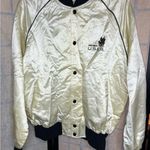 United States Equine Society Cream Jacket Size L /XL vintage White Size L Photo 3