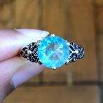 Kay Jewelers Sterling Silver Topaz Ring Photo 1