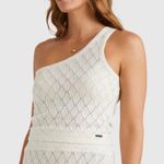 Billabong Only You One Shoulder Tank Off White Size Large NWT Photo 0