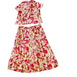 Emma James  Two Piece Linen Blend Skirt Set Photo 4