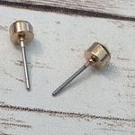 Stud Earrings For Pierced Ears Dainty Cloudy Gem Photo 2