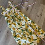 l*space L* Yellow Mykonos in Ibiza Floral Dress Size Small Photo 5