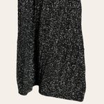 Keepsake  The Label Black Metallic Off Shoulder Knit Long Sleeve Dress S Photo 7