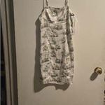 Hippie Rose  Green Floral Mini Dress Photo 2