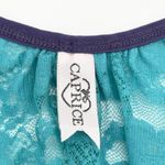 Caprice Lace Babydoll Chemise Slip Dress Size M Fairy Coquette Romantic Dainty Blue Size M Photo 6