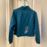 Nike  Women’s 1/3 Zip Hoodie dark green size medium Photo 2