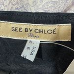 See by Chloé Paris Wide Leg Pants Size‎ 6 Navy Blue Black Photo 2