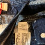 L.E.I. Y2K Denim Shortalls Women’s Sz Med Overalls Bib Shorts Boho 2012 Grunge Blue Photo 10