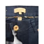 Ted Baker NAVY BLUE JEANS SIZE 30 ROSE GOLD ZIPPER ANKLES Photo 1