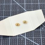 Avon Golden Bunny Earrings 1985 Vintage Small Pierced Stud Earrings‎ New on Card Gold Photo 2