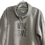 Under Armour Rae Dunn Women's "Wine Time" Cowlneck Sweatshirt Gray Size M Photo 1